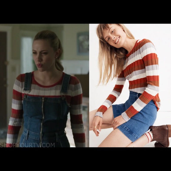 Madewell Clarkwell Pullover Retro Striped Sweater - Picture 9 of 9